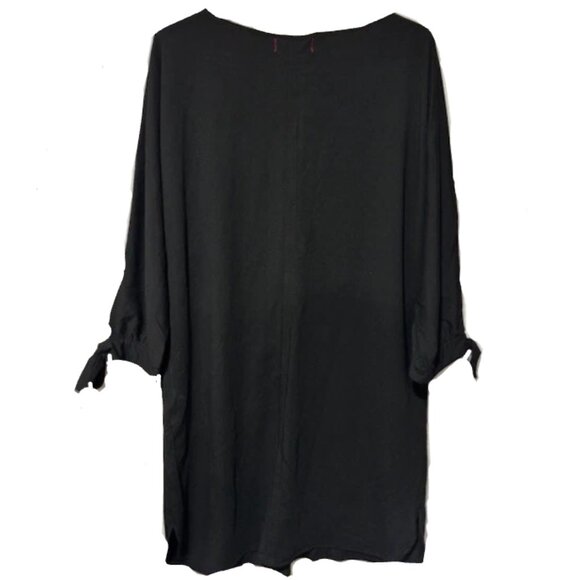 MAX STUDIO [Weekend] 3/4 Length Tie-Sleeve Dress - Picture 2 of 7